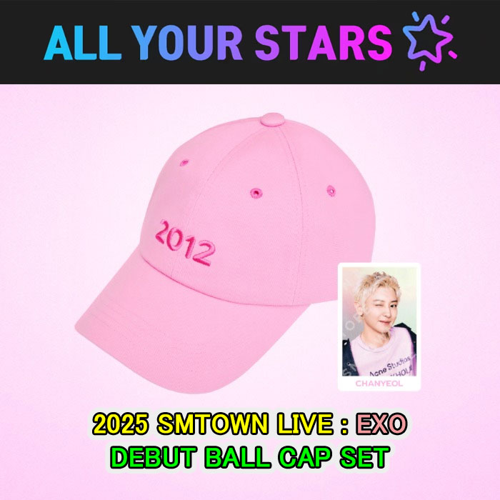 (DEBUT BALL CAP SET) EXO - 2025 SMTOWN LIVE MD