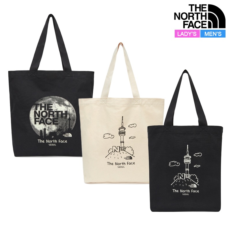 TNF コットン トート ソウル NN2PQ77 レディーズ メンズ 男女共用 デイリー 日常 アウトドア カジュアル カップル バッグ エコ バッグ ベーシック