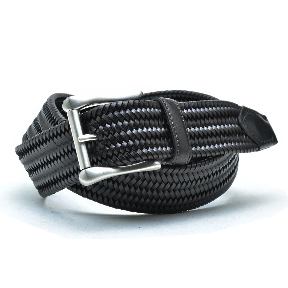 GL ジョバンニリスコ ベルト 1200-2 TESTA DI MORO 伸縮性メンズカジュアルフリーサイズ 【gl-1200-2】