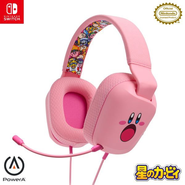PowerA 有線ヘッドセット for Nintendo Switch -星のカービィ フェイス NSHS0299JP-01 4,620円