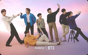 BTS（防弾少年団） 公式グッズ Galaxy S21 5Gシリーズ トレーディングカード 集合