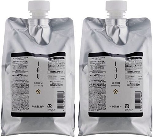 ルベル イオ セラム クレンジング シャンプー 1000mL ×2個セット 詰め替え用 業務用 iau SERUM