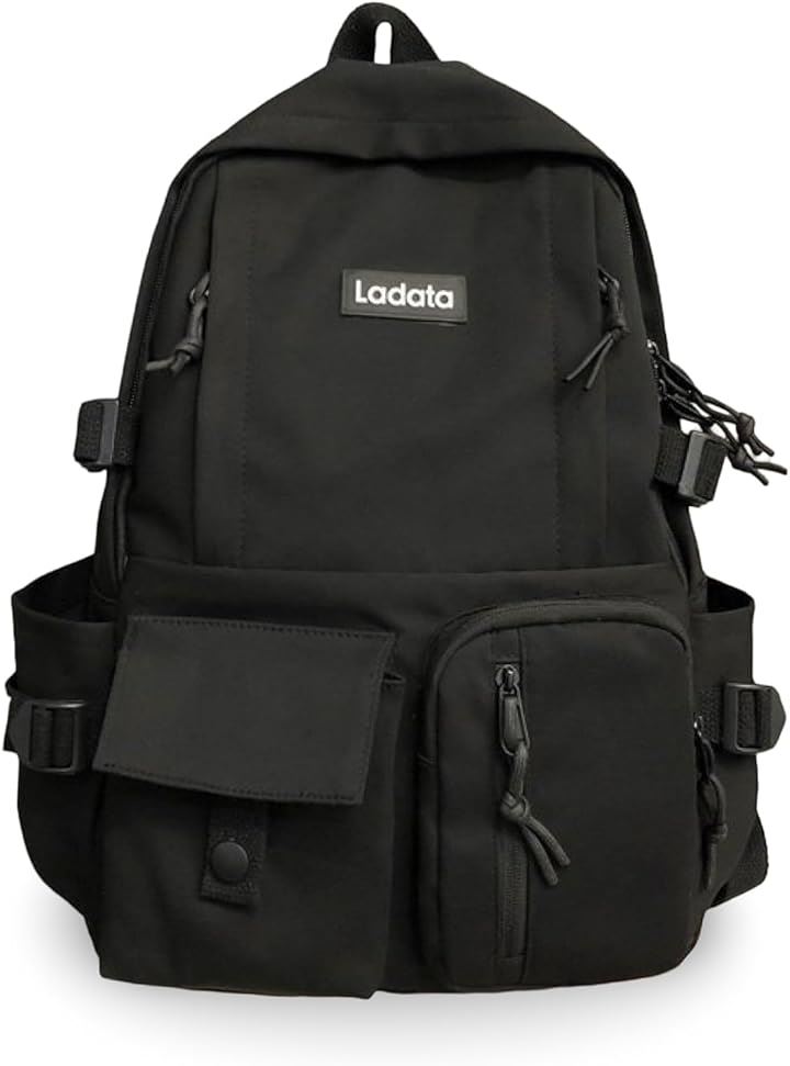 リュック キッズ 男の子 小学生 子供 リュックサック 中学生 大容量 軽量 ナイロン 通学 a4 キッズリュック(ブラック, ミディアム)