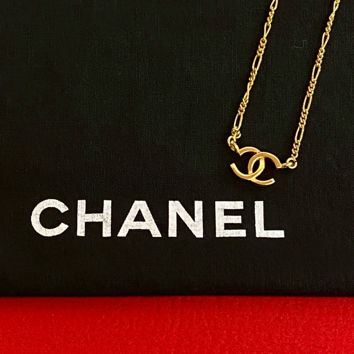 ヴィンテージ ココマークネックレス GP ゴールド 25205