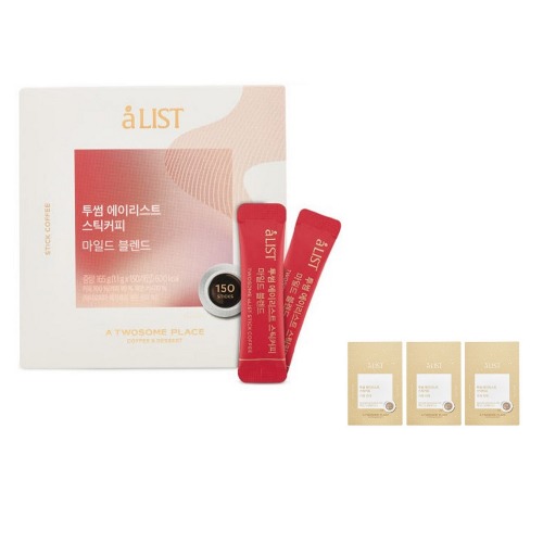 ツーサムプレイススティックコーヒーマイルドブレンド150個入り×1個 カフェラテ10個入り×3個ティータイムデザート