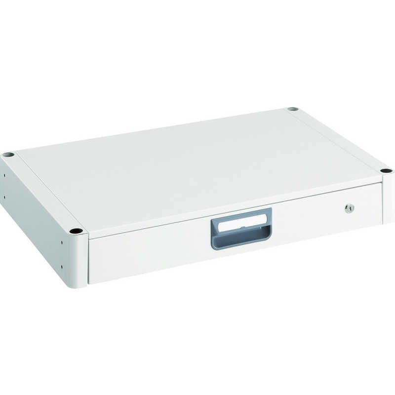 トラスコ中山　フェニックスワゴン 薄型1段引出 750×500 W色　PEW75ZW