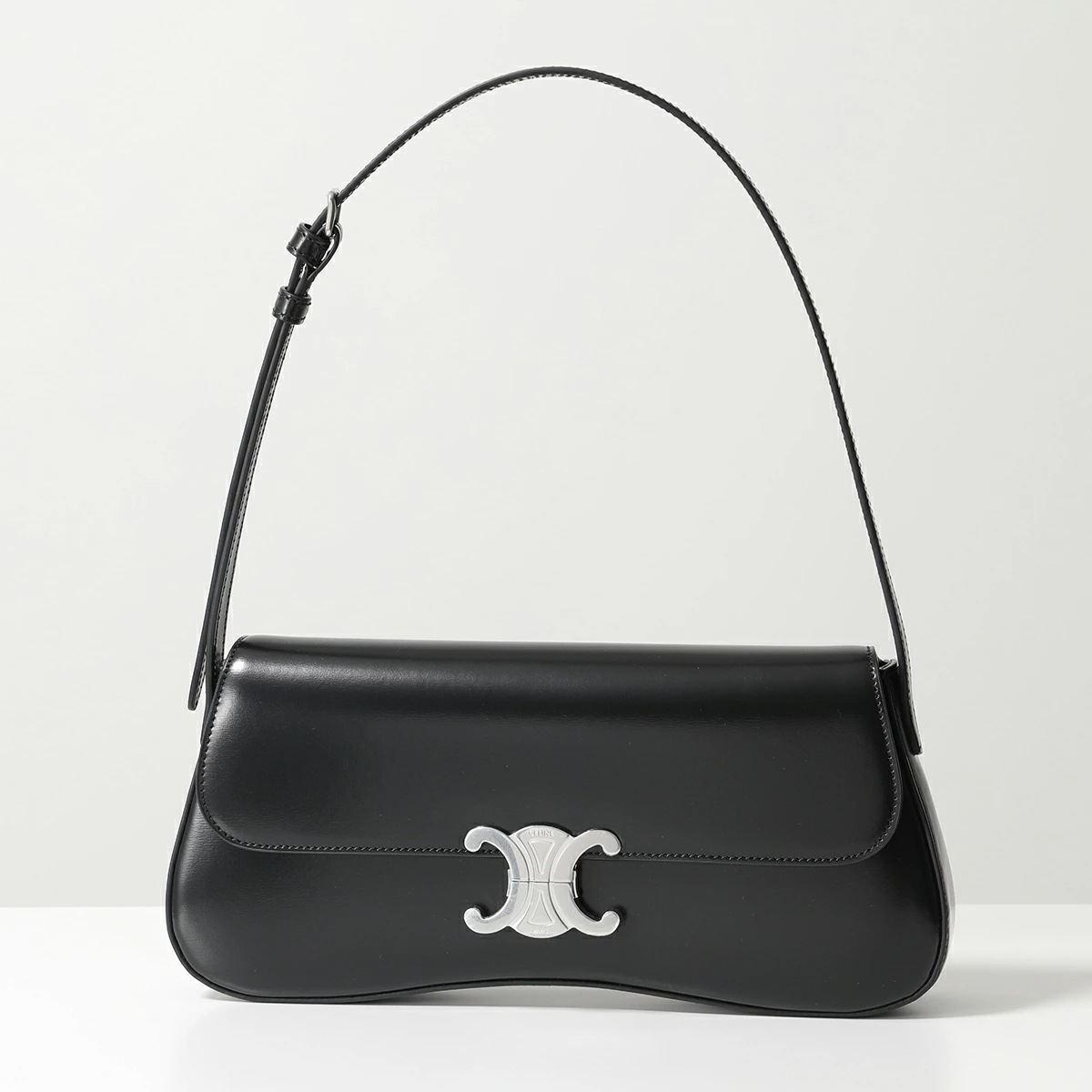 CELINE セリーヌ ハンドバッグ Medium Lola ミディアム ローラ 115533BF4.38SI レディース トリオンフ レザー 鞄 Black 206,205円