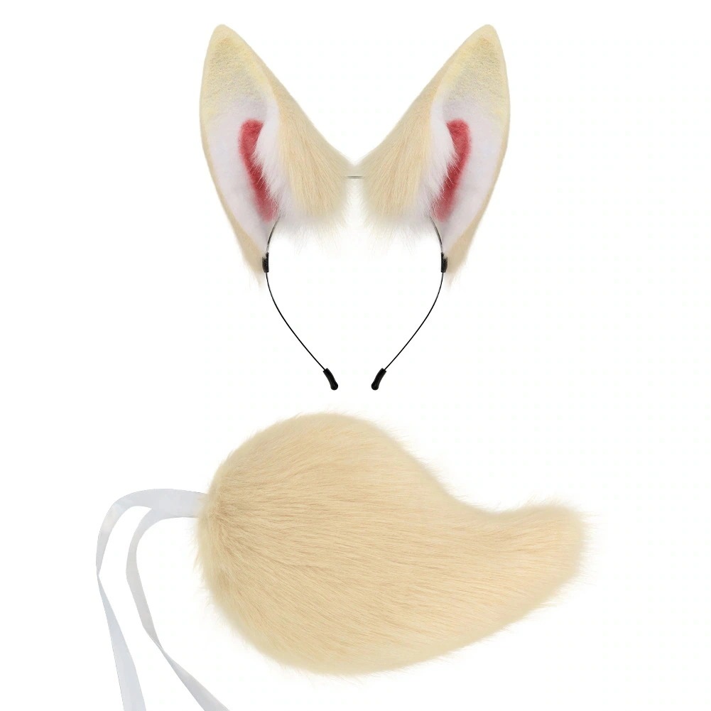 ハロウィン コスプレ スーツ ぬいぐるみ ヘアバンド コスプレ ドレスアップ ビーストイヤー テール アクセサリー30%までに制限