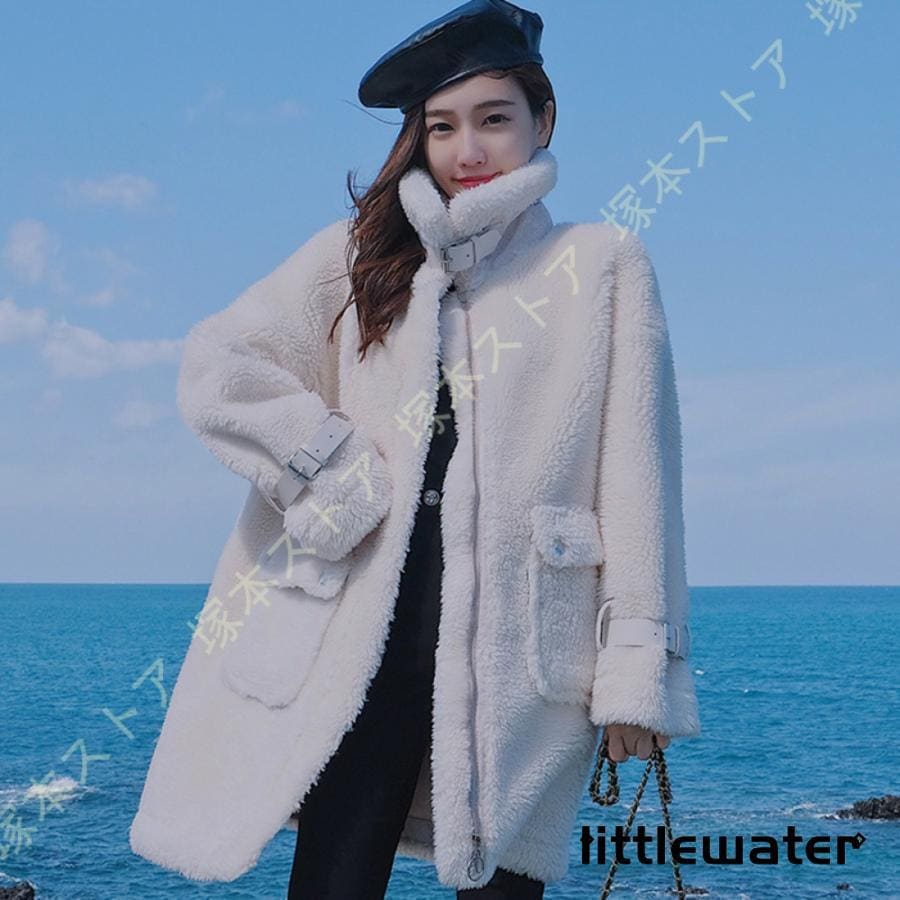 ボアコート レディース ファーコート ムートンコート ショートコート ボアブルゾン 防寒コート 通勤 通学 アウター ジャケット 体型カバー 可愛い 暖かい