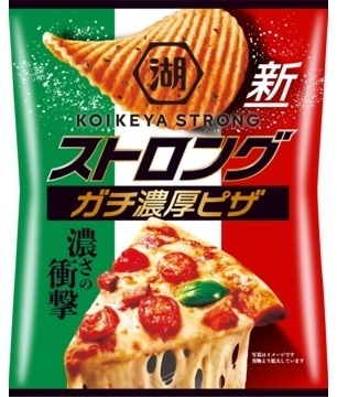 【送料無料】湖池屋 KOIKEYA STRONG ポテトチップス ガチ濃厚ピザ 52g3ケース/36袋