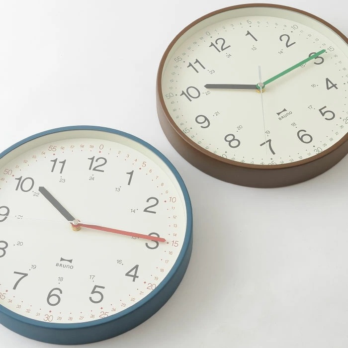 壁掛け時計 モダン おしゃれ イージータイムクロック 掛け時計 知育時計 ウォールクロック 知育 アナログクロック 時計 インテリア 見やすい 時計学習 キッズ レトロ リビング 寝室 子供部屋 5,005円