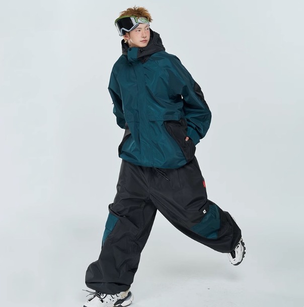 2024新作 韓国風 スキーウェア メンズ レディース 上下セット 男女通用 スノーボードウェア アウター ジャケット パンツ