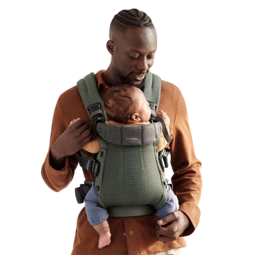 ベビービョルン 抱っこひも 0カ月~36カ月まで メッシュ素材で快適 HARMONY ダークグリーン
