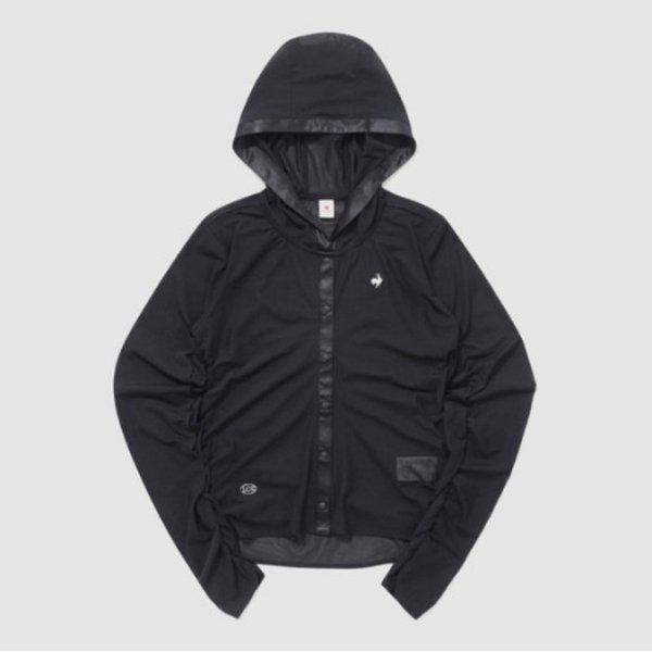 ジャケット NQJ QQ212OFT41-BLK 女性用メッシュシャーリングカバーアップカーディガン / BLACK