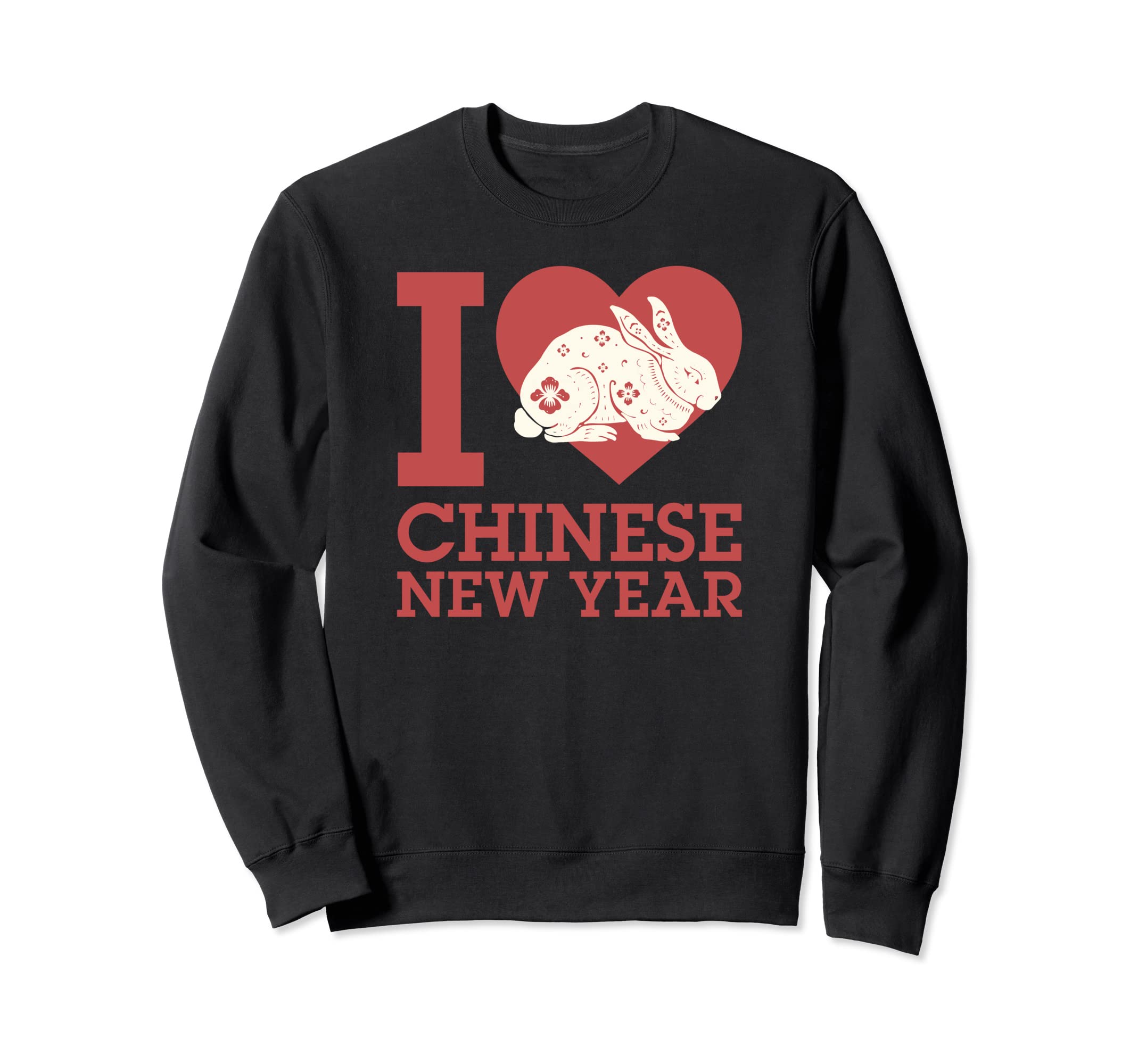 私は中国の旧正月が大好きでうさぎの年は心から トレーナー