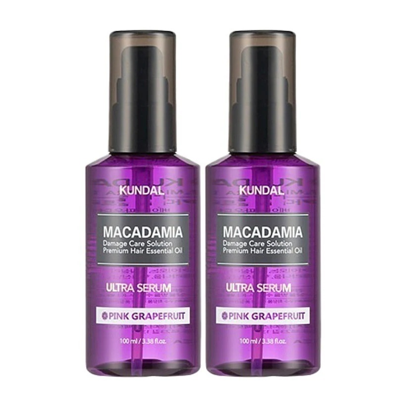 [1+1] マカダミア ウルトラ ヘアセラム (ピンクグレープフルーツ) 100ml 2個