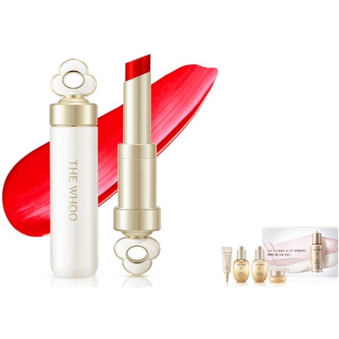 エッセンシャル リップ グロウバーム・3.3g・99 ブルームレッド・1個・うるおい・なめらか発色・デイリーバーム