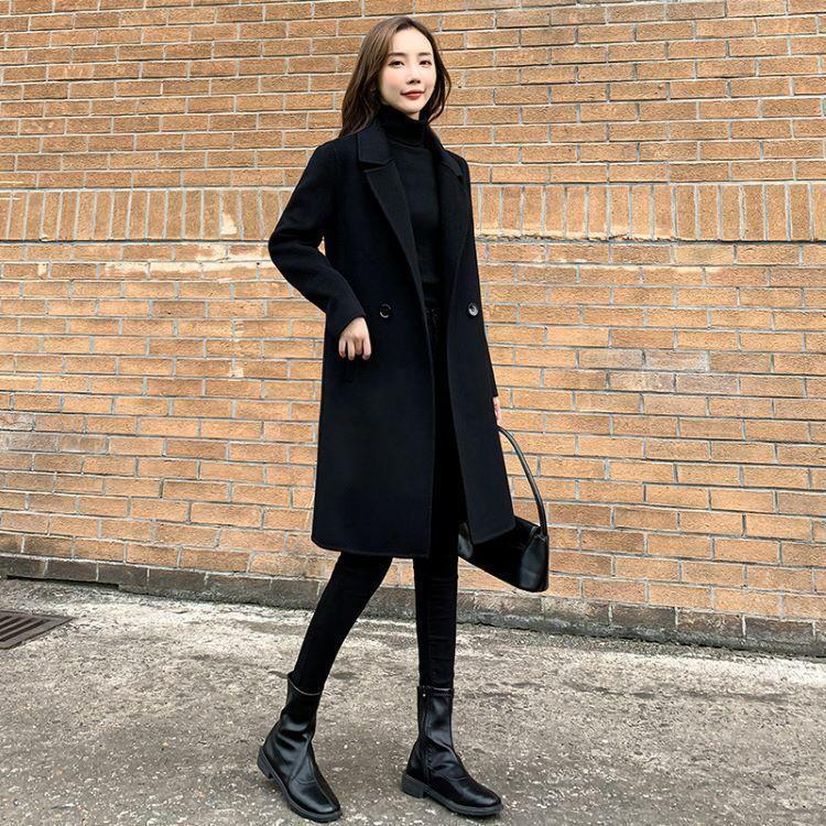 团购8件套コート レディース ウール100% 膝丈コート テーラード 秋 冬 ロングコート チェスターコート アウター コート トレンチコート スプリングコート 63,043円