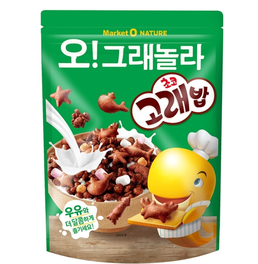 韓国のお菓子 グラノーラチョコクジラご飯 250g