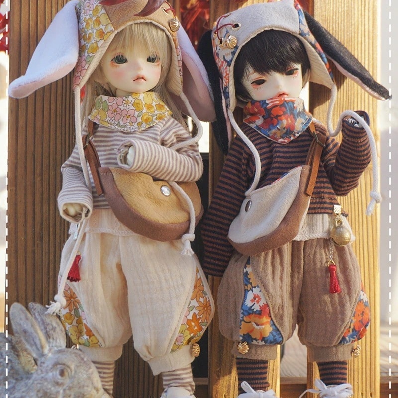 BJD ドール 服 MSD/幼SDサイズ球体関節人形用衣装セット 1/4ドール服 1/6ドール服