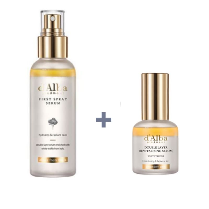 ホワイトトリュフ ファーストスプレーセラム 100ml + ホワイトトリュフ ダブルレイヤーリバイタライジングセラム 30ml