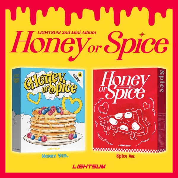 Set (アルバム2種+ポスター2枚+紙貫通) ライッサム (LIGHTSUM) / Honey or Spice (ミニアルバム2集)