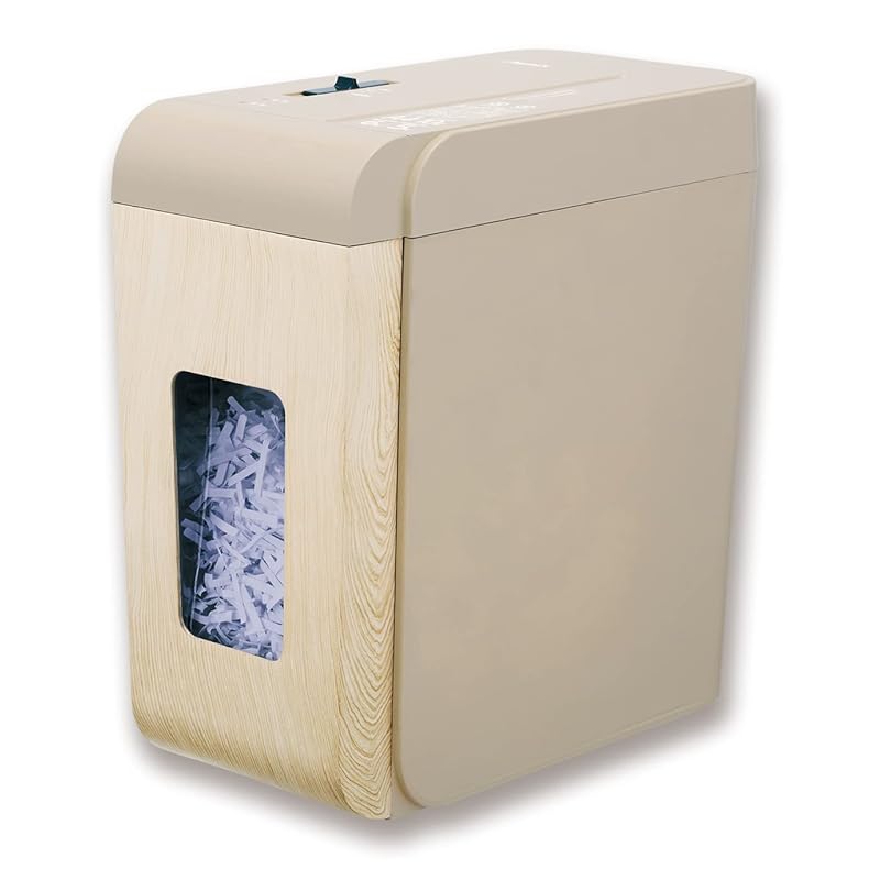 即納：アスカ シュレッダー 48dB SZK02WD クロスカット 木目 最大6枚 連続10分 12,340円