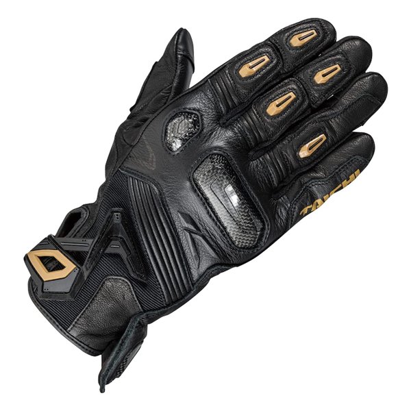 ラプター レザーグローブ BLACK/GOLD XXL RST441BK03XXL