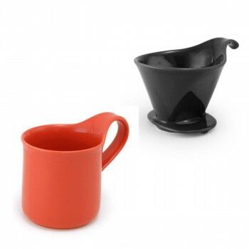 ZERO JAPAN（ゼロジャパン） ドリッパー＆カフェマグセット ドリッパートレイ付 DMZ-16 BK/CA