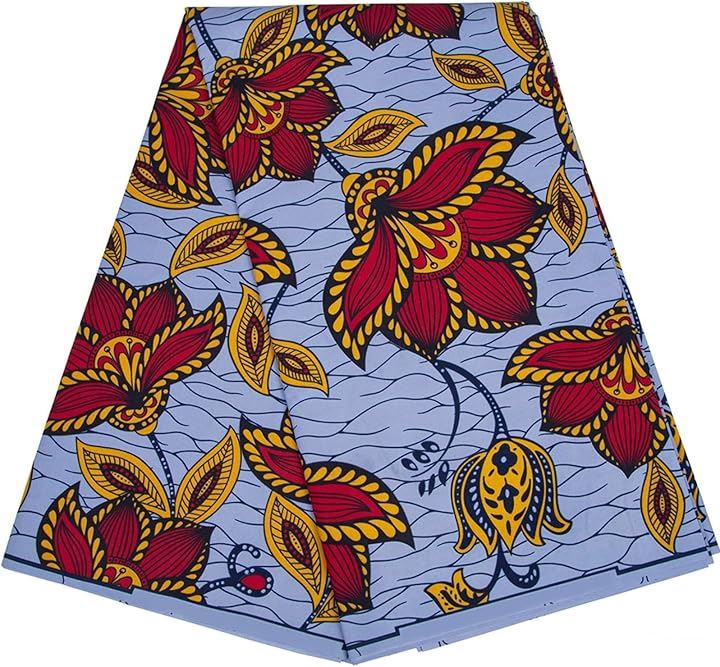 アフリカ布 アフリカンプリント アフリカンファブリック 生地(K)