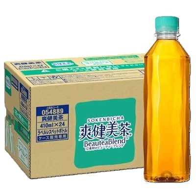 他サイト： コカ・コーラ 爽健美茶 ラベルレス 410ml ×24本の商品画像