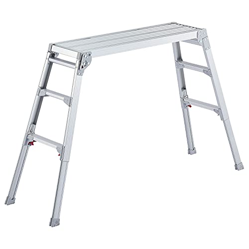 サイズ：0.65~0.96m 長谷川工業(Hasegawa) 脚部伸縮足場台 DRS-1000c (