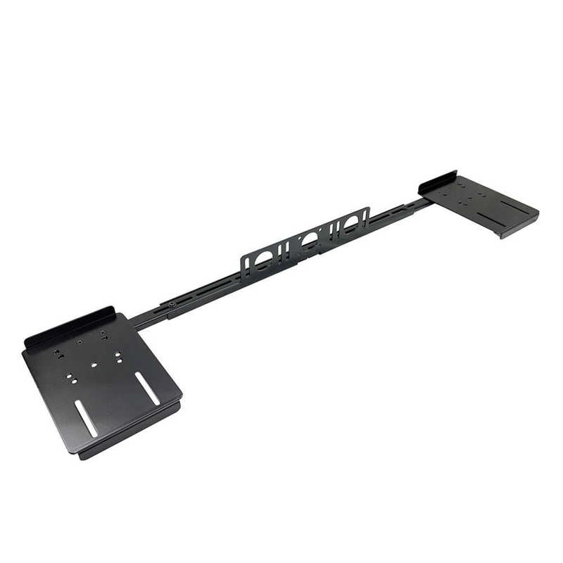 長尾製作所　VESA取付式 スピーカースタンド ［モニターアーム対応］ NBROS ブラック　NB-SPKR-VESA