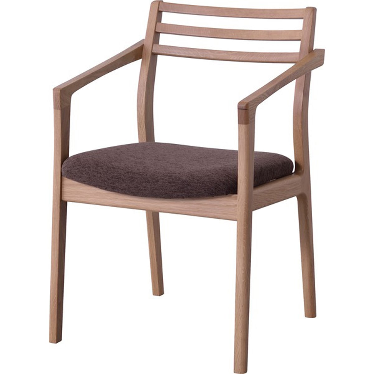 アームチェア 天然木 オーク ウレタン塗装 ポリエステル JPC-124 48,554円