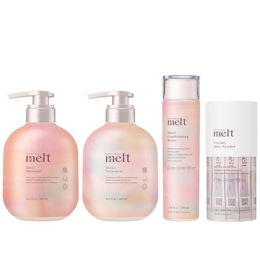 【melt】メルト 4品セット (シャンプー&コンディショナー&髪の化粧水&炭酸パウダー)