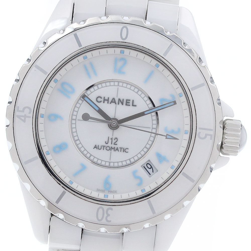 シャネル CHANEL H3827 J12 ブルーライト 38MM 世界2000本限定 自動巻き メンズ _935521【中古】