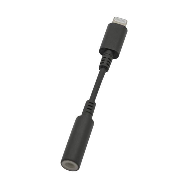 （まとめ） オウルテックDAC搭載オーディオ変換アダプター ブラック OWL-CBLTF3502-BK 1個 [x3セット]