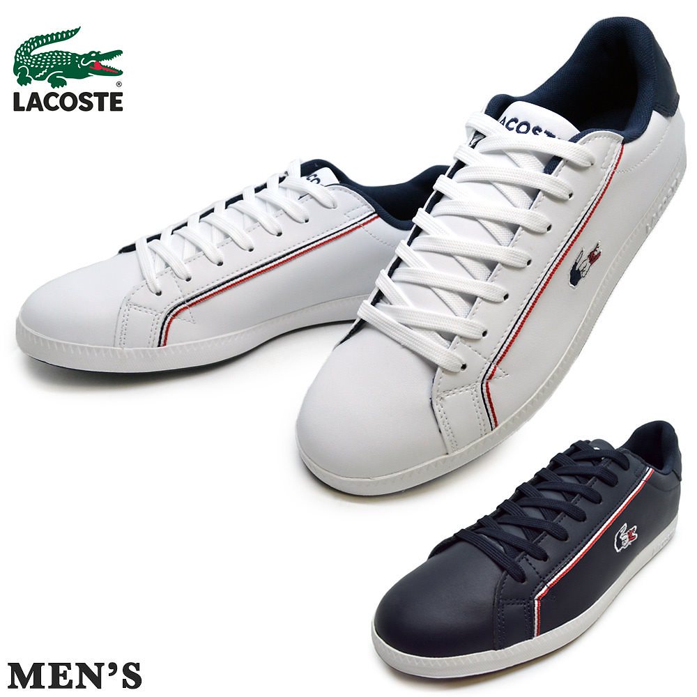 税込 レースアップシューズ ローカット スニーカー メンズ ３ １１９ グラジュエイト 3 119 Graduate 407 7a2 Sma0022 Lacoste ラコステ 紐靴 ランニン 運動靴 ローカットスニーカー オプション2 407 Www Ivoiresante Net