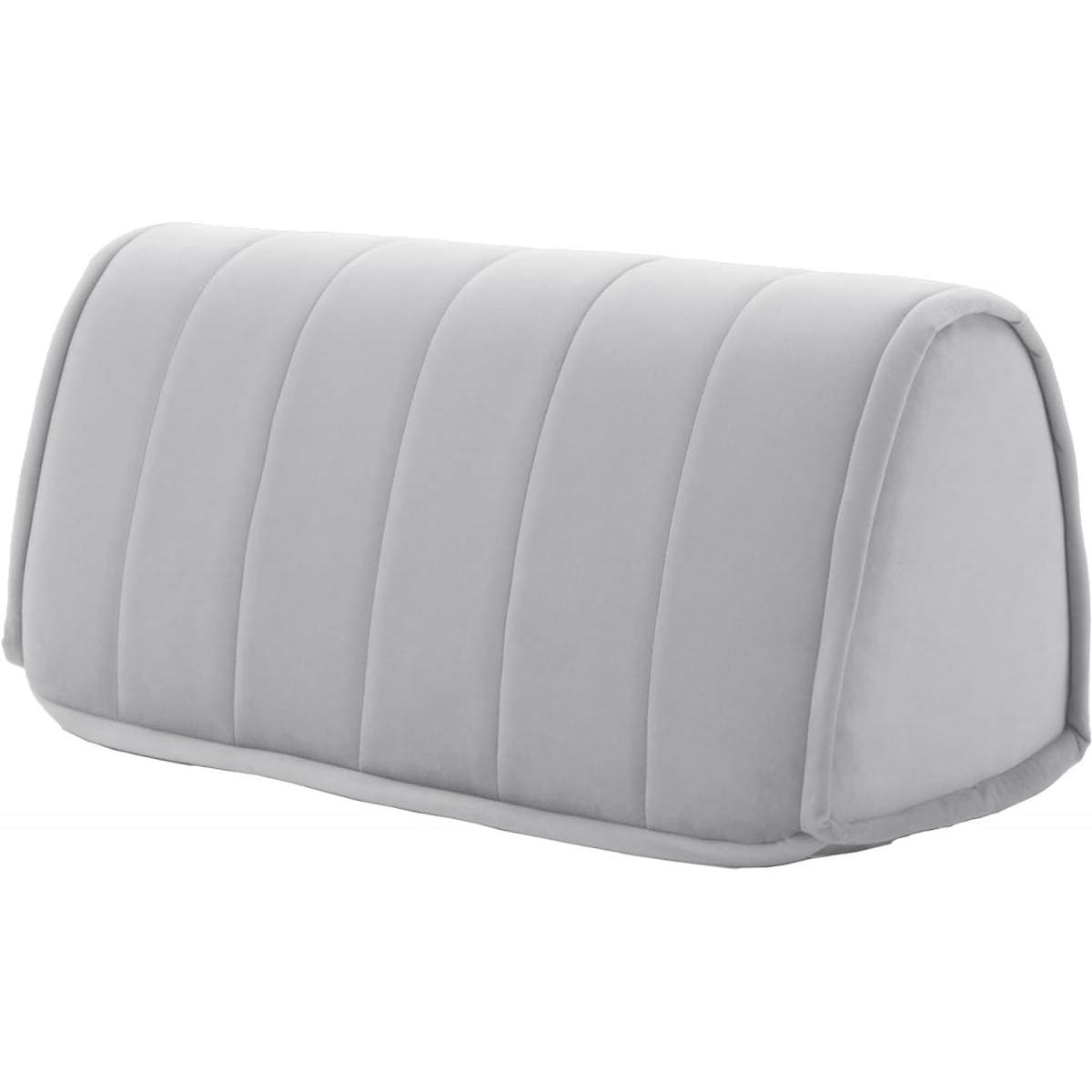 【I】セルタン 背もたれクッション 単品 ベロア生地 日本製 ライトグレー A1148a-c-722GRY 背もたれ クッション【受注生産品】