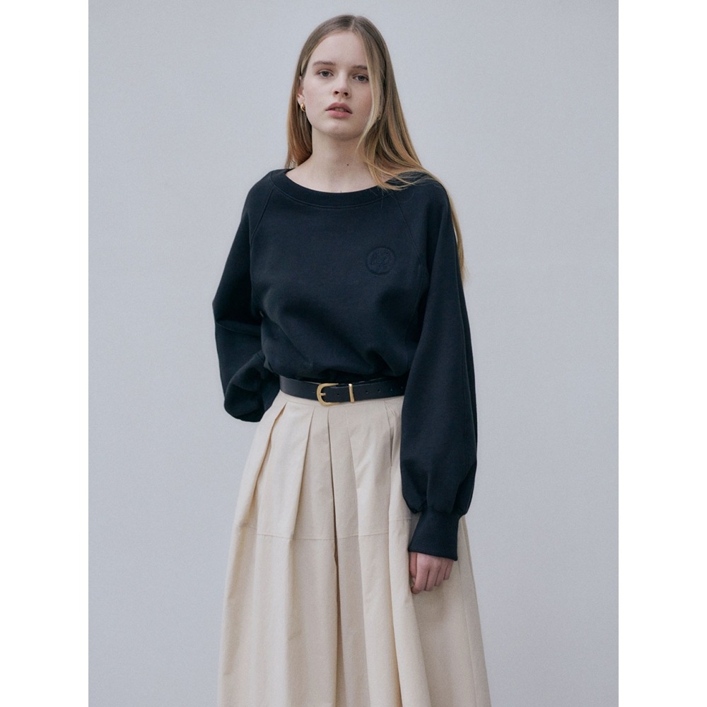 LOEUVRE(ロユーブル) ボートネックボリュームスウェットシャツ SW3SE128-10