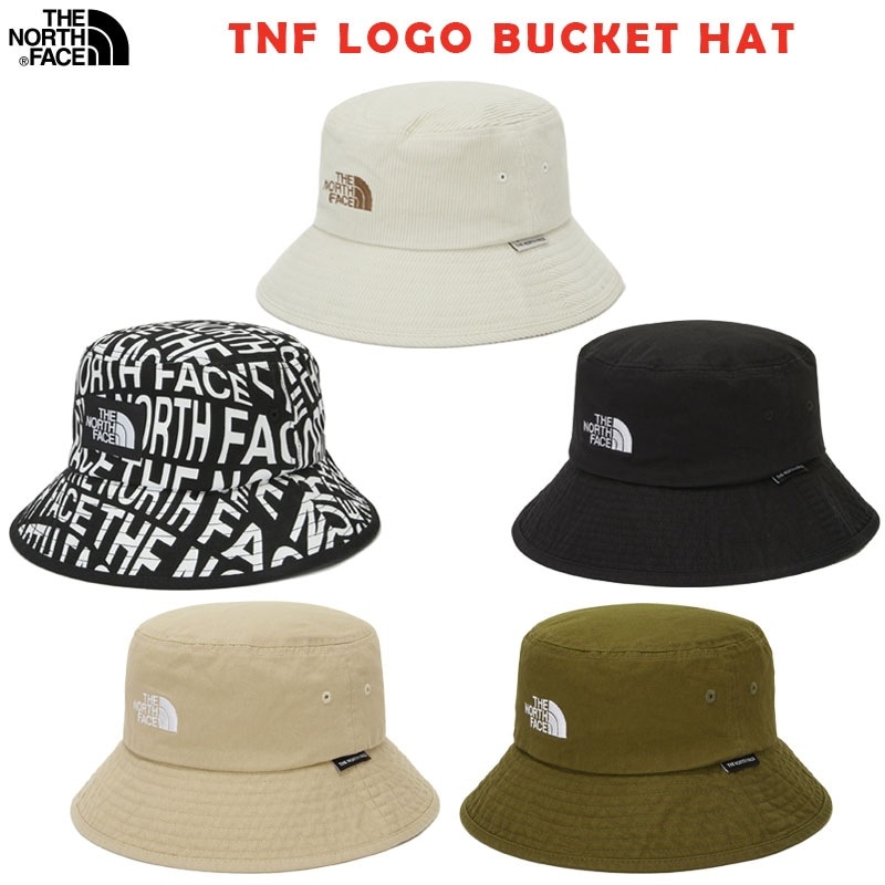 韓国正規品保証 関税負担なし NE3HN53A TNF LOGO BUCKET HATデイリー 基本 着装 男子 女子 人気 韓国 ファッション 男女共用 アウトドア