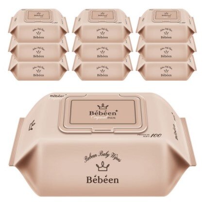 ベベアンオリジナルプラス赤ちゃんのウェットティッシュケプヒョン (100枚*10パック)