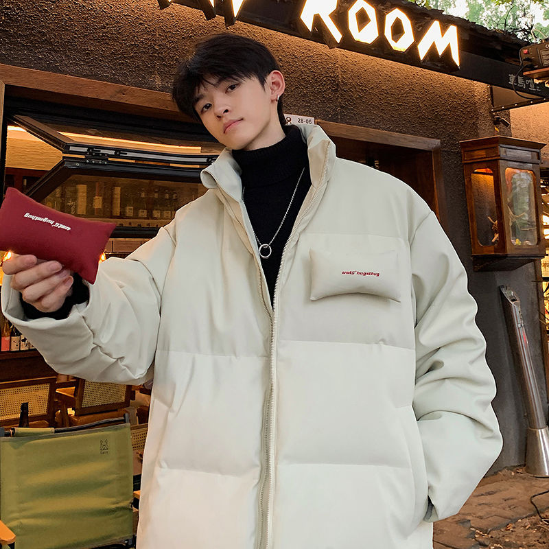 2025INS大人気 新作 メンズ 冬 新しい アメリカ デザインセンス ゆったり ダウンコート 流行り かっこいい 中綿ジャケット
