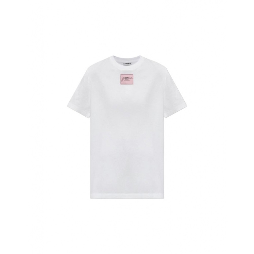 ガニ ベーシック リラックス 半袖Tシャツ ホワイト 女性 T4157 151