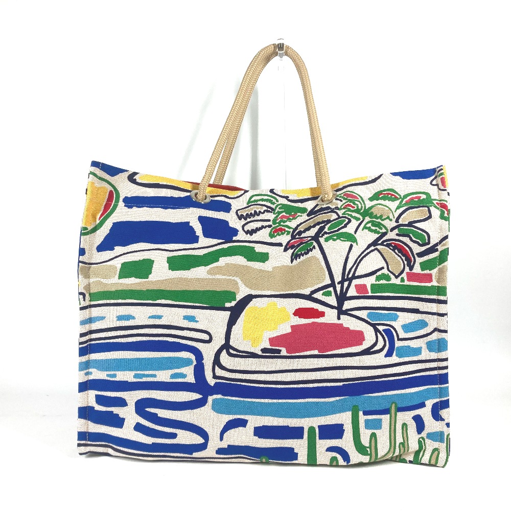 ショルダーバッグ ファルニエンテ ビーチバッグ カバン っトートバッグ 肩掛け キャンバス マルチカラー