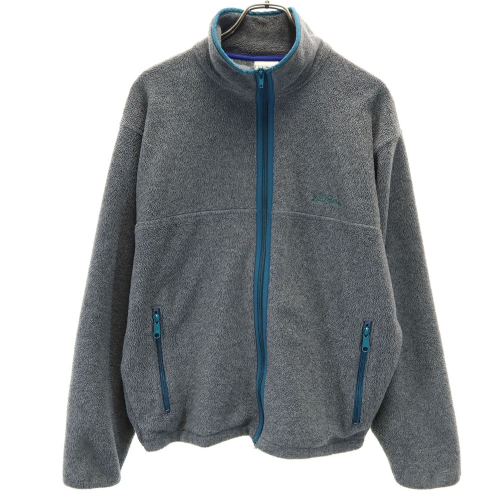 80s ヴィンテージ フリースジャケット グレー アウトドア メンズ