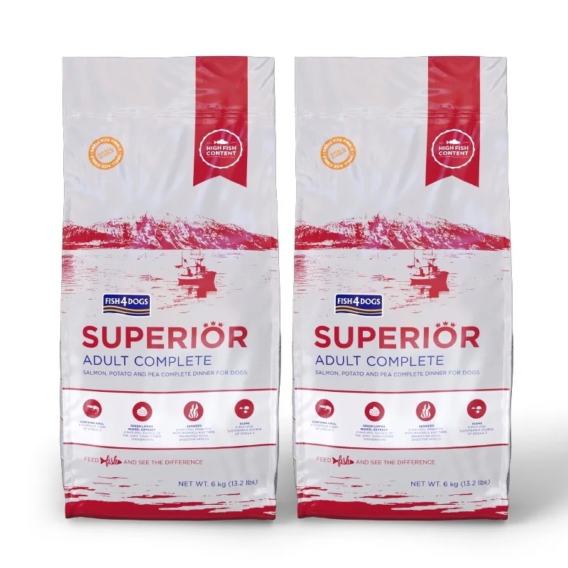 フィッシュ4ドッグ スーペリアアダルト12kg（6kg×2） 【4562244180437】