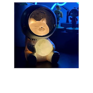 ペット宇宙飛行士LEDナイトライト宇宙飛行士星空プロジェクターナイトライトクリエイティブかわいいギ