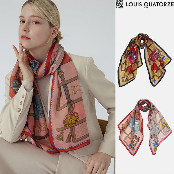 グランボリド ウールシルク ロングスカーフ 1ESL025