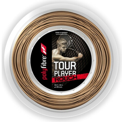 ポリファイバー ツアー プレイヤー ラフ(1.25mm)200Mロール硬式テニスガット ポリエステルガット(Polyfibre Tour Player Rouch 16L／1.25 String)(1